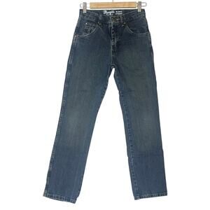 Wrangler Retro Boys Relaxed Straight Boys 16 Slim Dark Blue Western Cowboy